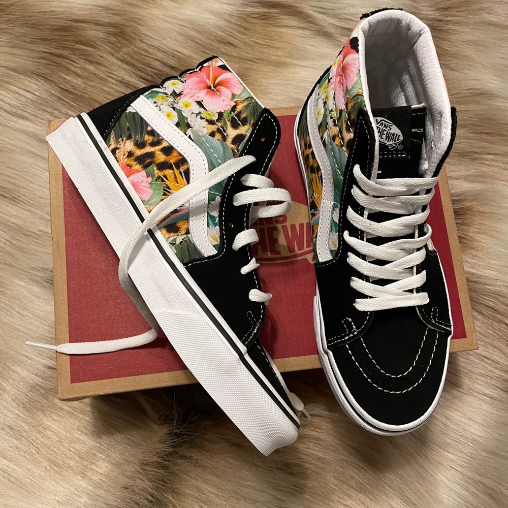 Floral vans